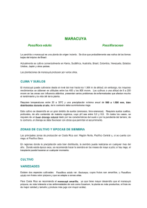 Maracuyá - Ministerio de Agricultura y Ganadería