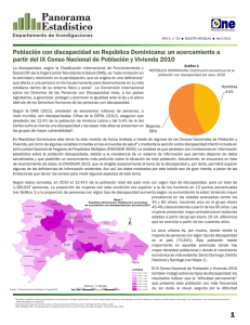 Población con discapacidad en República Dominicana: un
