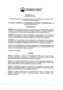 Acuerdo No. 013 (Junio 12 de 2014)
