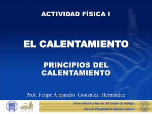 El Calentamiento - Universidad Autónoma del Estado de Hidalgo