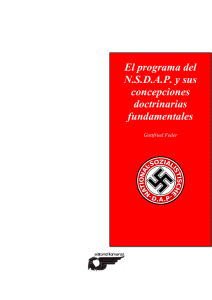 El programa del NSDAP y sus concepciones