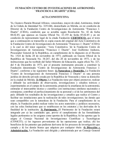 acta constitutiva - Página Índice de Gustavo Bruzual A.