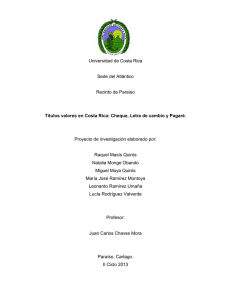 Títulos valores en Costa Rica - EntornoLegal-UCR