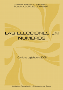 las eleciones en números - Poder Judicial de la Nación