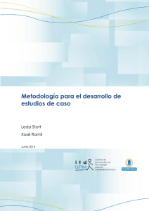 Metodología para el desarrollo de estudios de caso