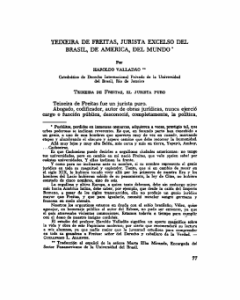 Teixeira de Freytas, jurista excelso del Brasil, de América, del mundo.