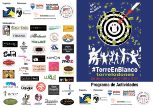 Programa de Actividades - Ayuntamiento de Torrelodones