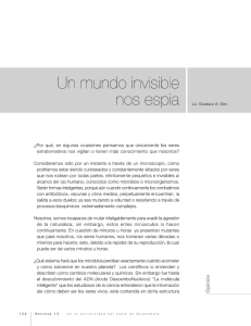 Un mundo invisible nos esp&iacute;a - Universidad del Valle de Guatemala