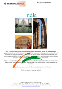 Holi Programa (11N/12D) India… a country which will enchant you