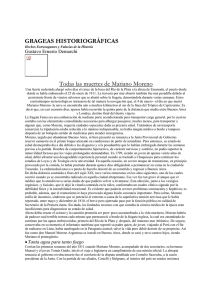 Todas las muertes de Mariano Moreno