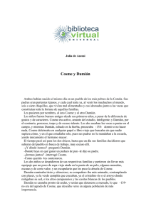 Cosme y Damián - Biblioteca Virtual Universal