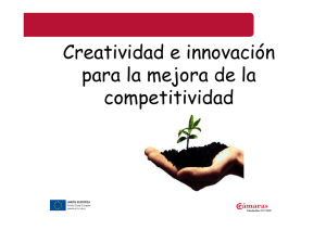 Creatividad e innovación para la mejora de la competitividad