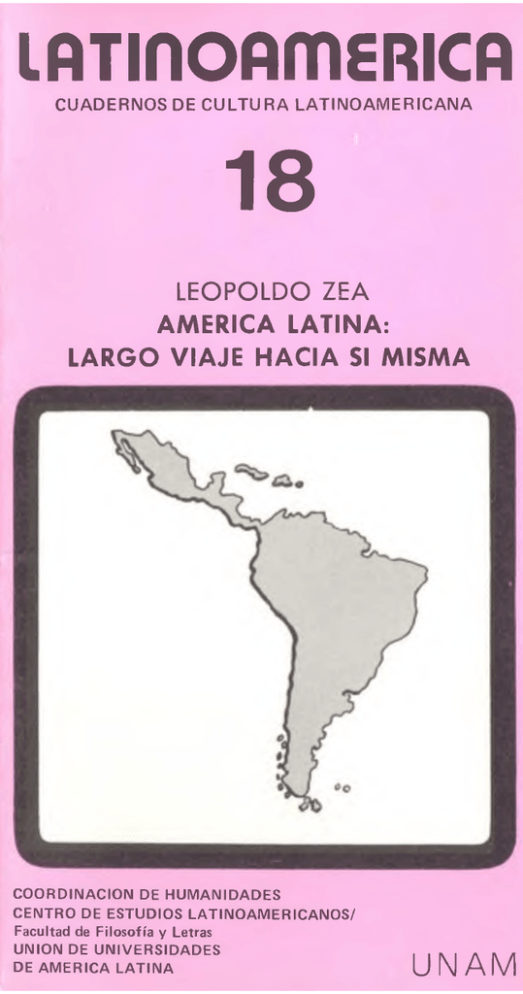 América Latina: Largo Viaje Hacia Si Misma