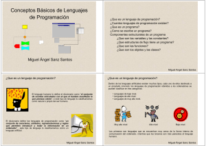 Conceptos Básicos de Lenguajes de Programación