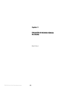 Page 1 Capítulo ll EVALUACIÓN DE RECURSOS HíDRICOS DEL