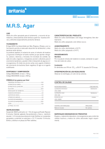 MRS Agar - Laboratorios Britania