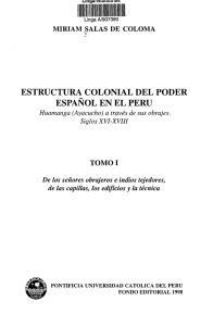 estructura colonial del poder español en el perú