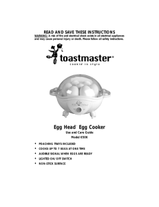 Egg Head™ Egg Cooker