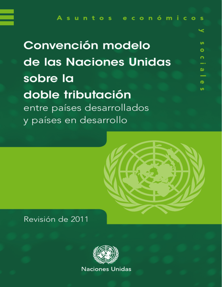 Convención Modelo De Las Naciones Unidas Sobre La Doble