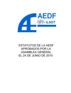 Estatutos de la Asociación Española de Derecho Financiero