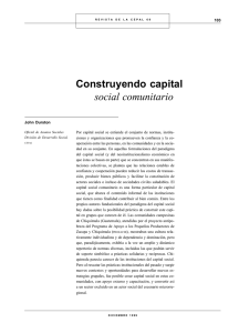 Capital social - Comisión Económica para América Latina y el Caribe