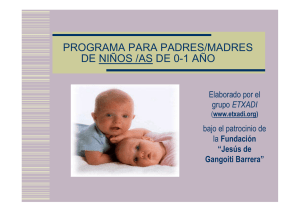 Programa para padres/madres de niños/as de 0