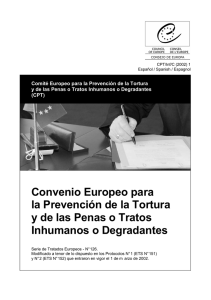 Convenio Europeo para la Prevención de la Tortura y de las Penas