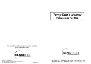 TempTale®4 Monitor