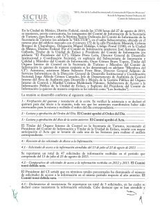 se reunieron, previa convocatoria, los integrantes del Comité de