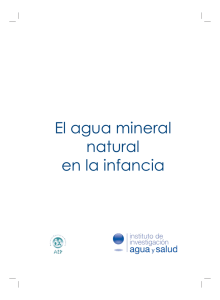 El agua mineral natural en la infancia