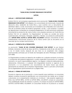 Reglamento de la promoción “GANA 50 MIL COLONES