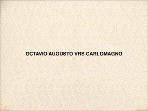 octavio augusto vrs carlomagno