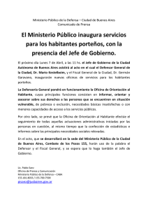 Ministerio Público de la Defensa – Ciudad de Buenos Aires