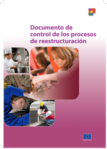 Documento de control de los procesos de reestructuración