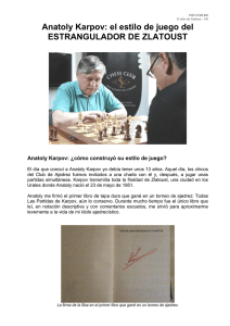 Anatoly Karpov: el estilo de juego del