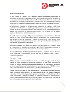 Código de Conducta - Drummond Ltd. Colombia