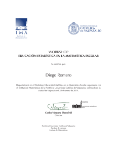 Diego Romero - Instituto de Matemáticas