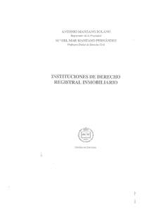 Instituciones de derecho registral inmobiliario II