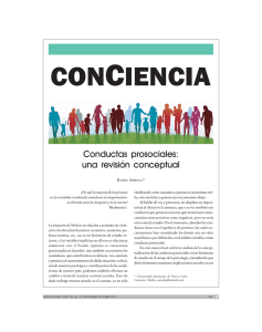 Conductas prosociales: una revisión conceptual