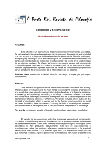 Conciencia y Sistema Social
