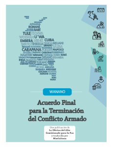 wanano - Alto Comisionado para la Paz