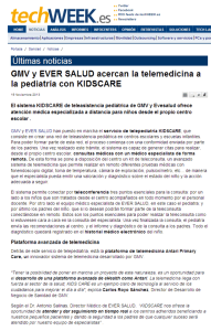 GMV y Ever Salud acercan la telemedicina a la pediatría con