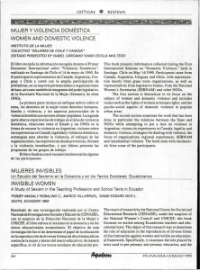 mujer y violencia doméstica women and domestic violence mujeres