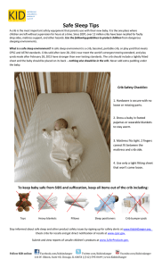 Safe Sleep Tips - Kids In Danger