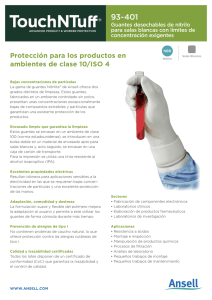 Protección para los productos en ambientes de clase 10/ISO 4