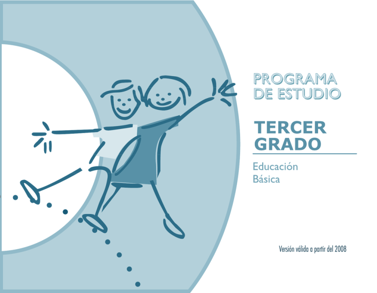 Programa de estudio de tercer grado