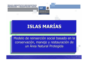 Modelo de reinserción social basado en la conservación, manejo y