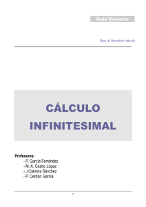 cálculo infinitesimal