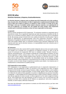 ICCO 50 años - ICCO Cooperación