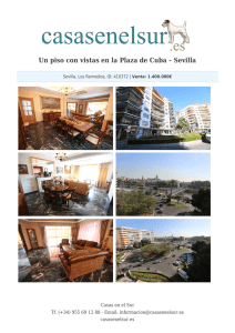 Un piso con vistas en la Plaza de Cuba – Sevilla